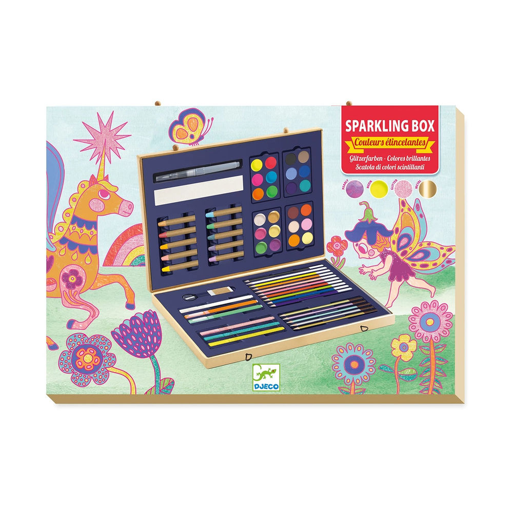 Djeco Farbkasten, 60 Teile