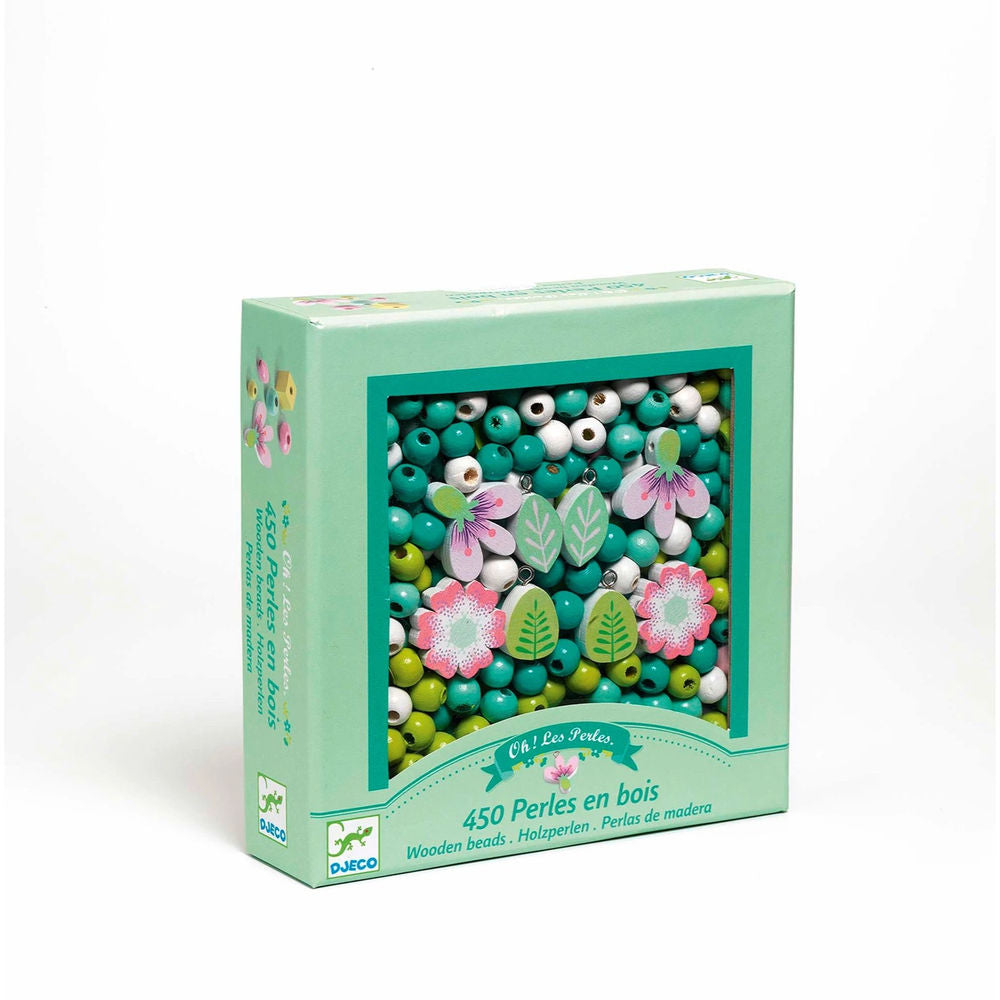 Djeco Holzperlen Blumen
