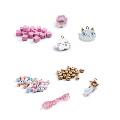 Djeco Holzperlen Regenbogen