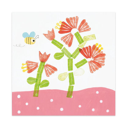 Djeco stamp set flowers