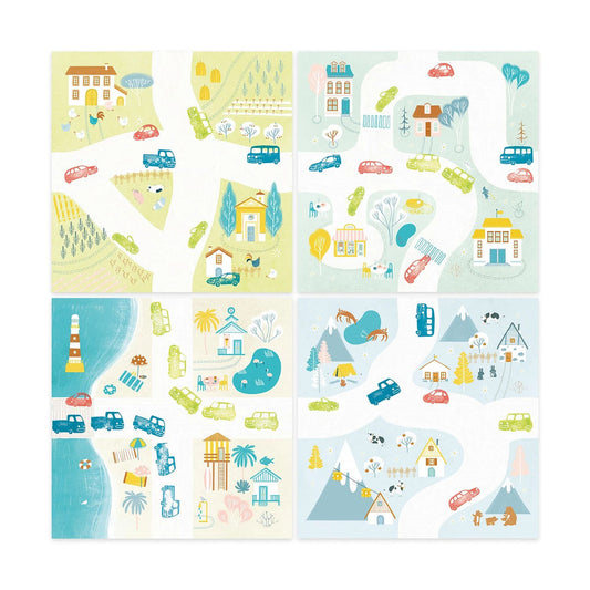 Djeco stamp set traffic