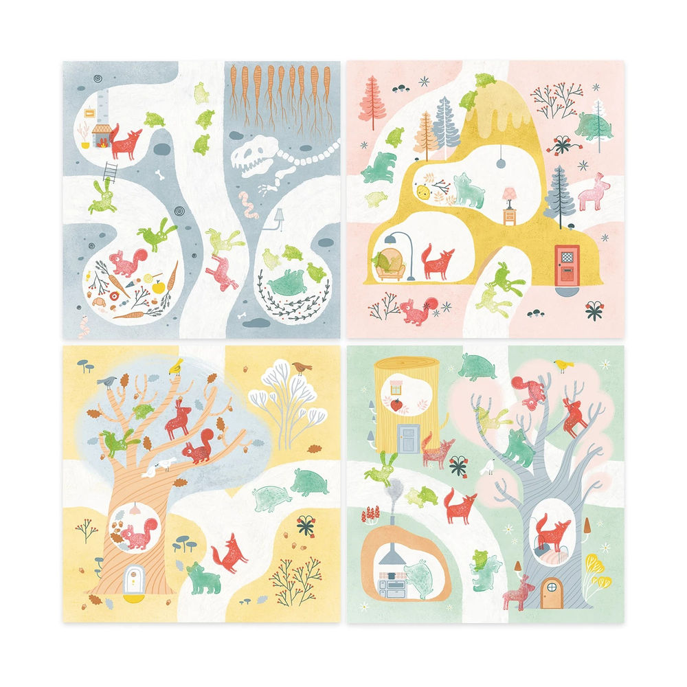 Djeco stamp set Visiting