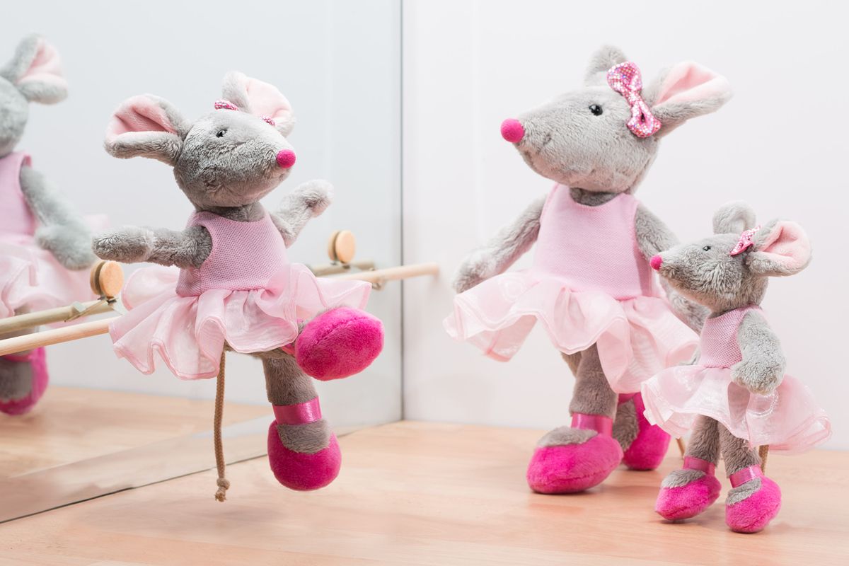 Schaffer peluche Ballet Souris, 22 cm