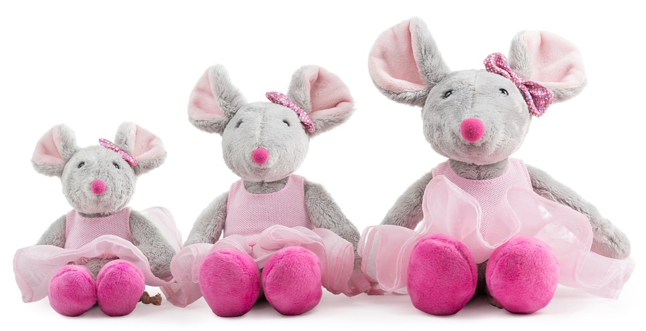 Schaffer peluche Ballet Souris, 22 cm