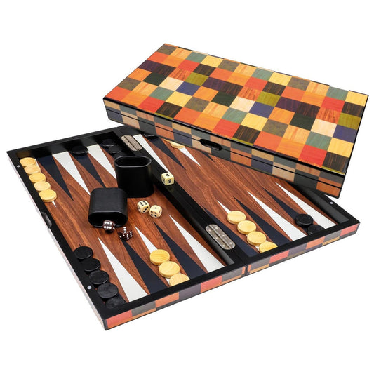 Philos Backgammon Fourni, grand, fermeture magnétique