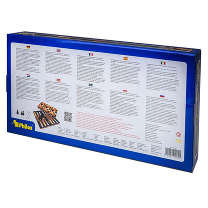 Philos Backgammon Fourni, grand, fermeture magnétique