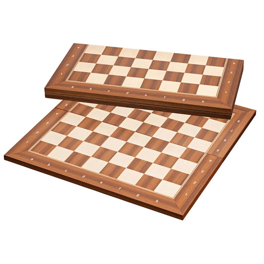 Philos chessboard - London - field 50 mm - foldable with edge coating.