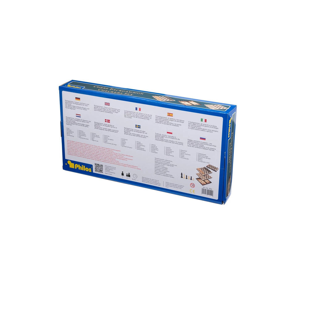 Philos Chess - Backgammon - Dames - Ensemble