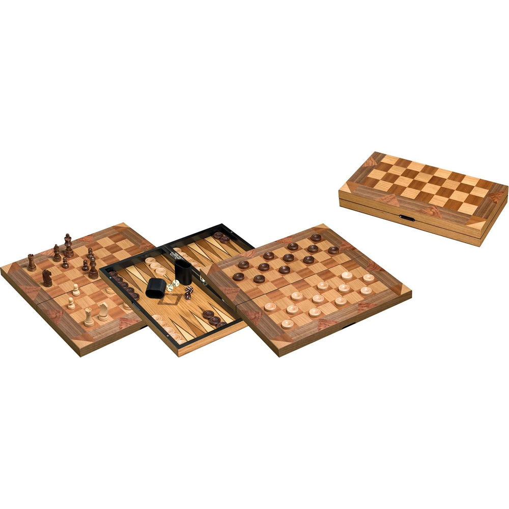 Jeu de dames de backgammon d'échecs Philos - Champ 43 mm