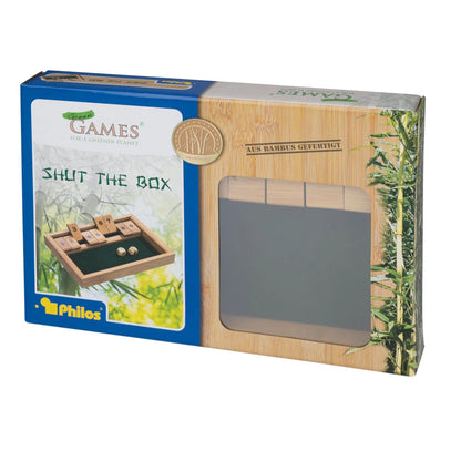 Philos Shut The Box, paquet de 9, bambou