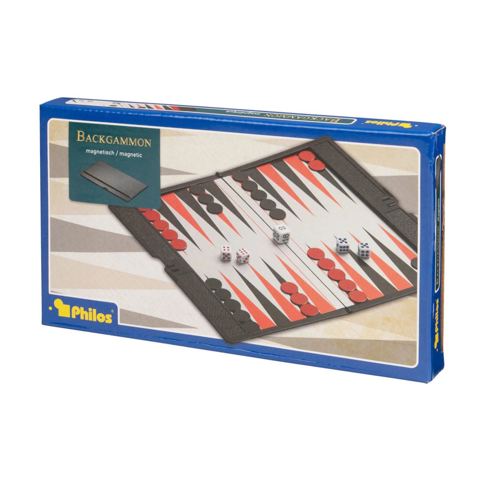 Philos Backgammon, jeu de voyage, magnétique