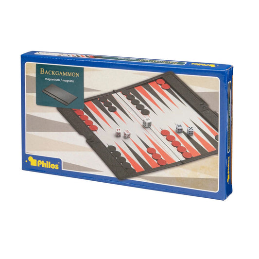 Philos Backgammon, jeu de voyage, magnétique