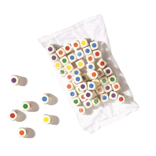 Cubes de couleur Philos - 16 mm - sachet de 50