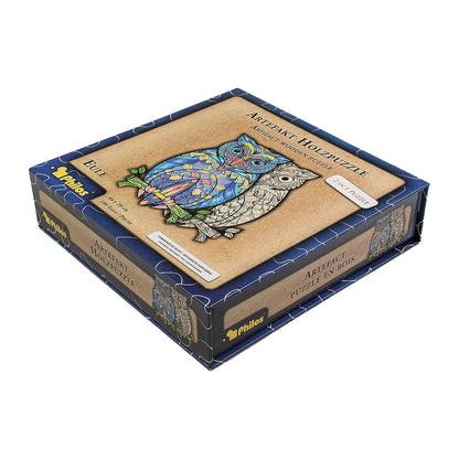 Philos Artefakt Holzpuzzle 2 in 1 Eule, 199 Teile