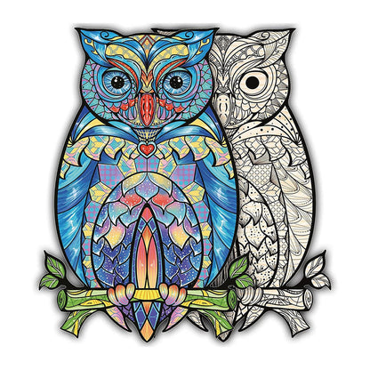 Philos Artefakt Holzpuzzle 2 in 1 Eule, 199 Teile