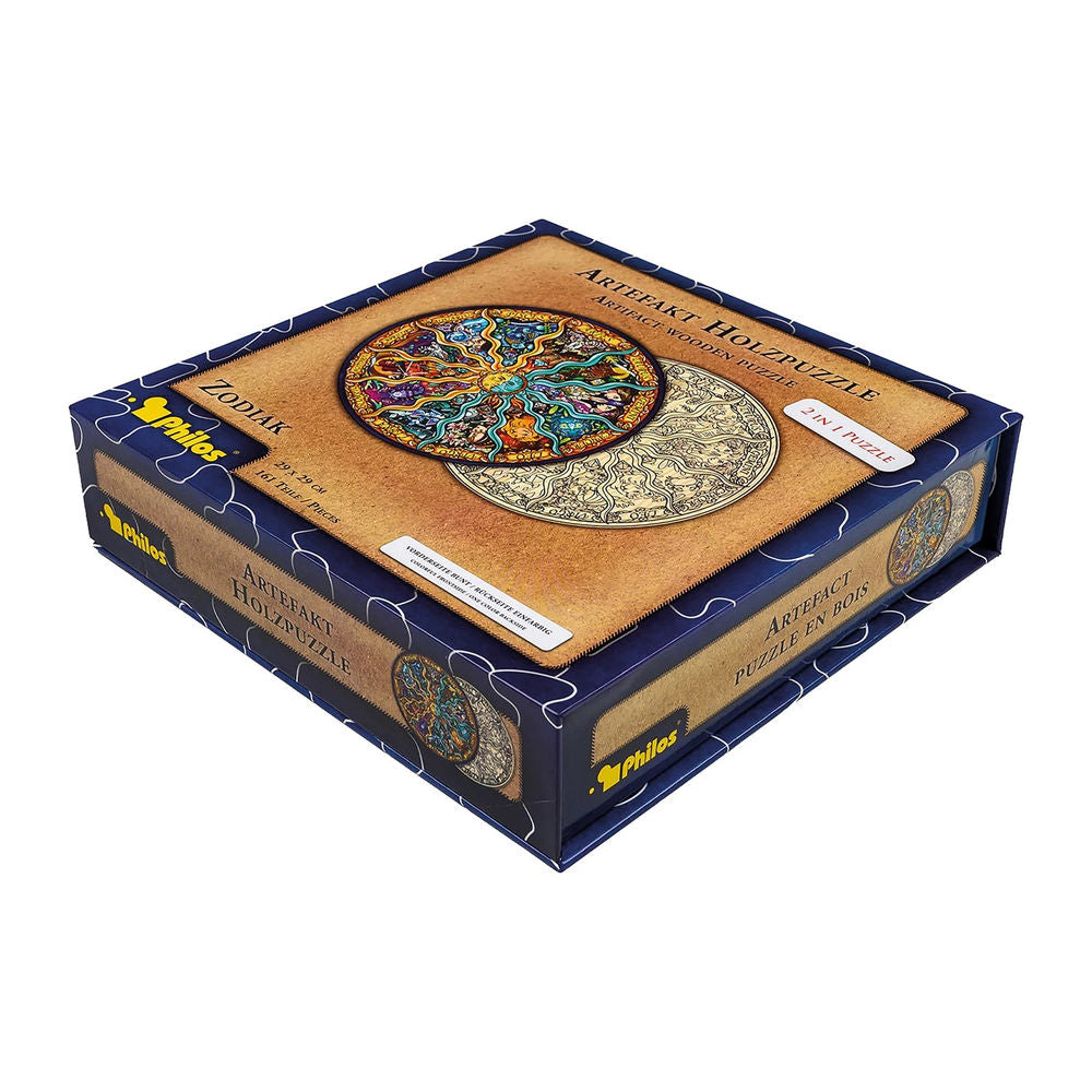 Philos Artifact Wooden Puzzle 2 in 1 Zodiac, 161 pieces