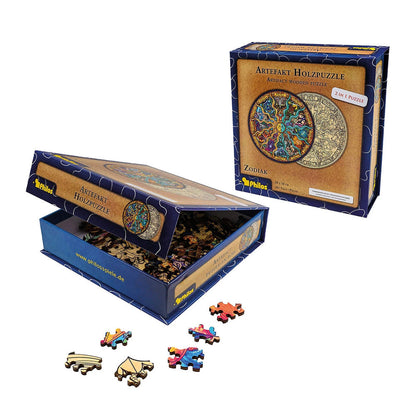 Philos Artifact Wooden Puzzle 2 in 1 Zodiac, 161 pieces