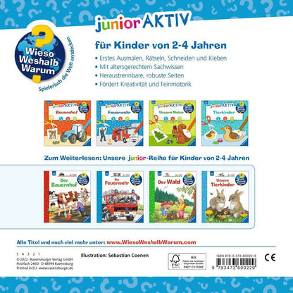 Ravensburger Pourquoi ? Pour quelle raison? Pourquoi? junior ACTIF : Service d'incendie
