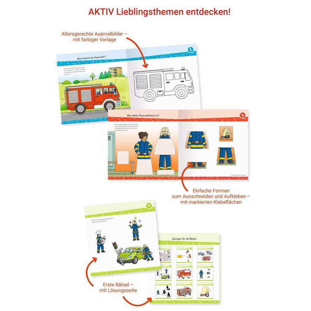 Ravensburger Pourquoi ? Pour quelle raison? Pourquoi? junior ACTIF : Service d'incendie