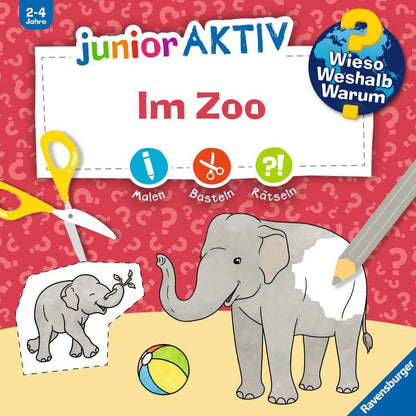 Ravensburger Pourquoi ? Pour quelle raison? Pourquoi? junior ACTIF : Au zoo