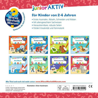 Ravensburger Pourquoi ? Pour quelle raison? Pourquoi? junior ACTIF : Au zoo