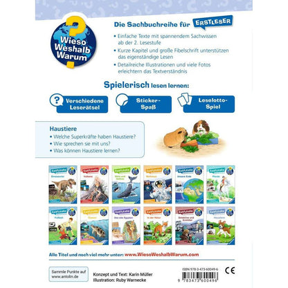 Ravensburger Pourquoi ? Pour quelle raison? Pourquoi? Premier lecteur, tome 12 : Animaux de compagnie