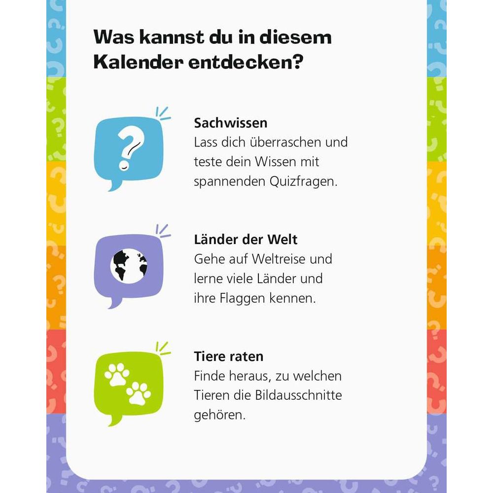 Ravensburger Wieso? Weshalb? Warum?: Mein Kalender 2024
