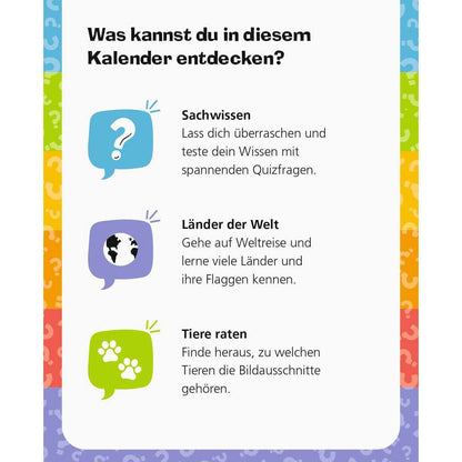 Ravensburger Wieso? Weshalb? Warum?: Mein Kalender 2024