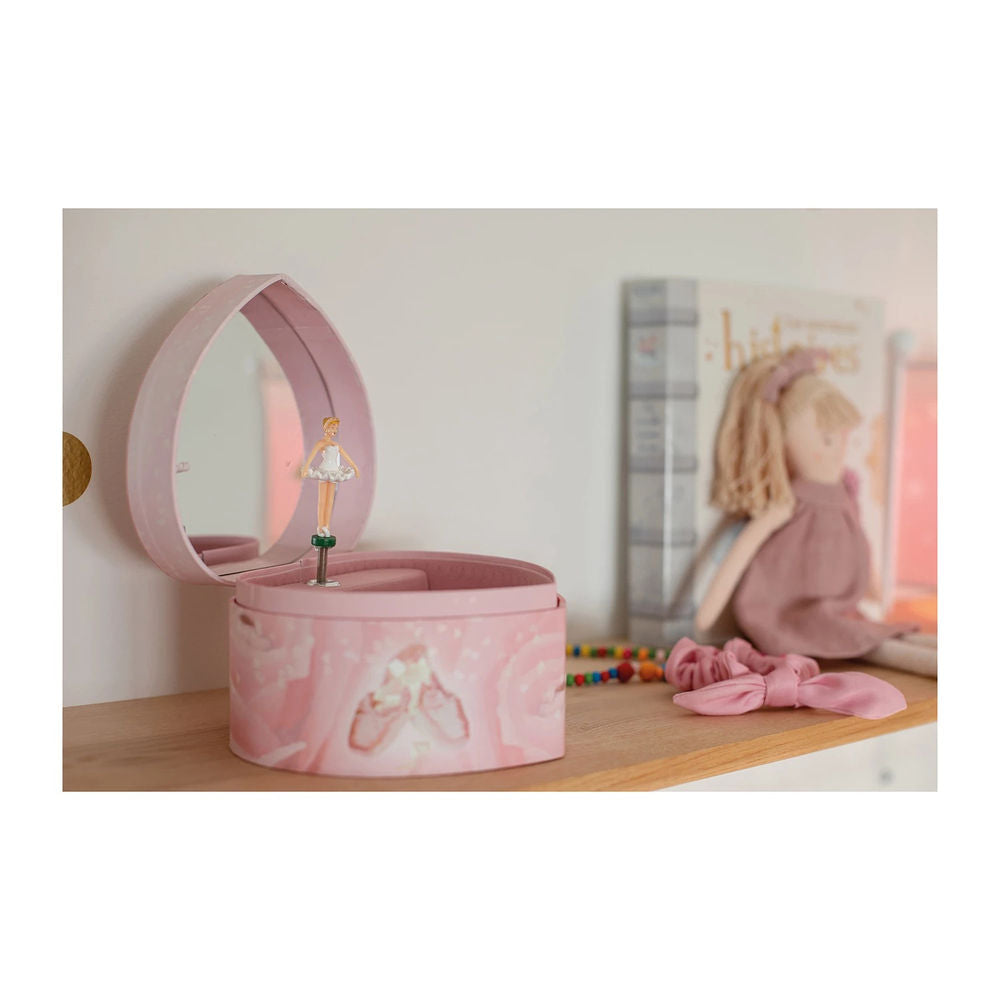 Trousselier Musikspieluhr Herz, Ballerina, nachtleuchtend