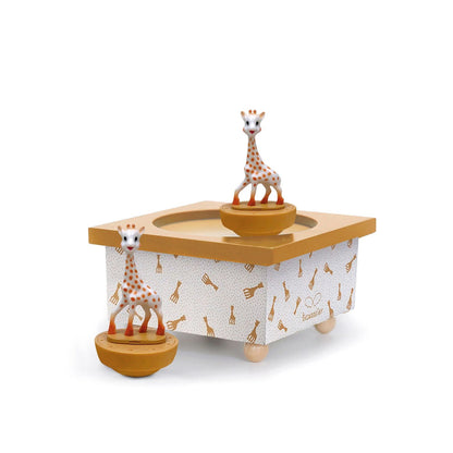 Trousselier Spieluhr tanzend Sophie la Girafe, Caramel magnetisch