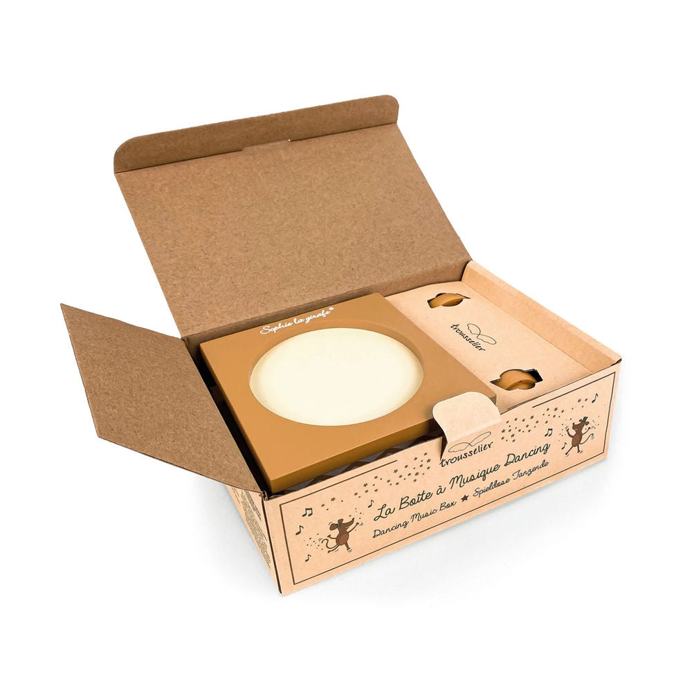 Trousselier Spieluhr tanzend Sophie la Girafe, Caramel magnetisch