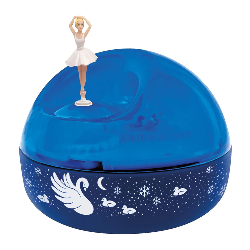 Trousselier Nachtlichtprojektor m. Musik, Schwanensee