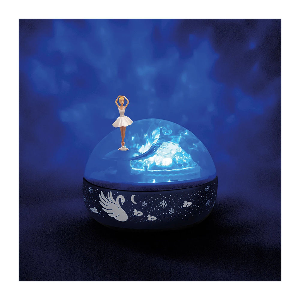 Trousselier Nachtlichtprojektor m. Musik, Schwanensee