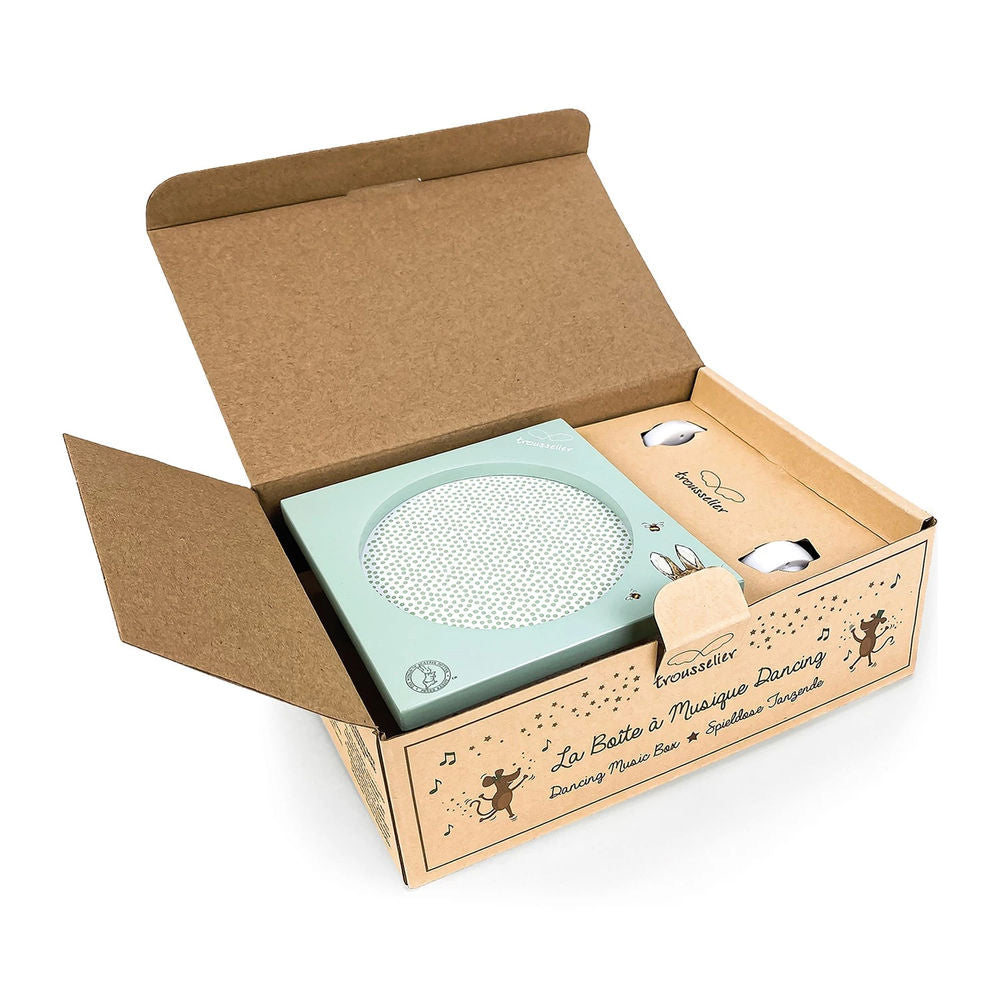 Trousselier Spieluhr tanzend Peter Hase, magnetisch