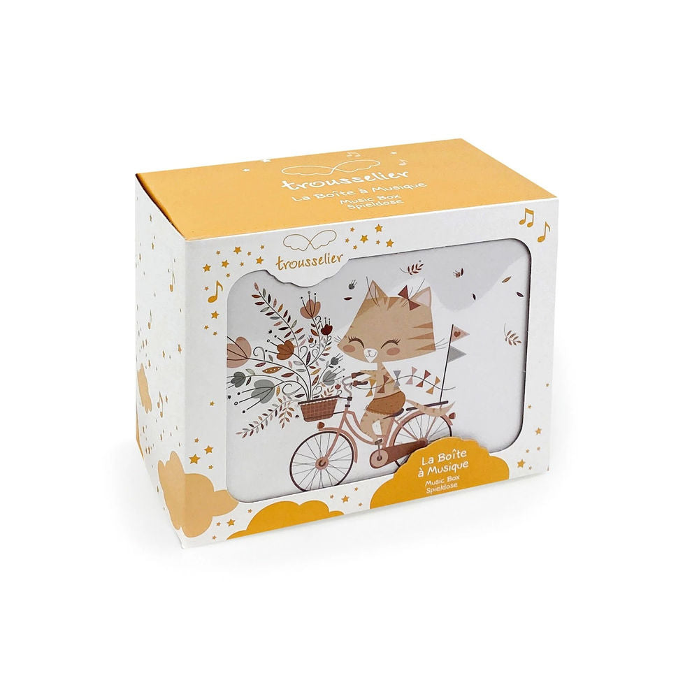 Trousselier Schmuckkästchen mit Musik, Katze