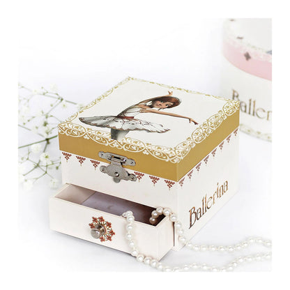 Trousselier Musikspieldose m. Schublade, Ballerina, nachtleuchtend