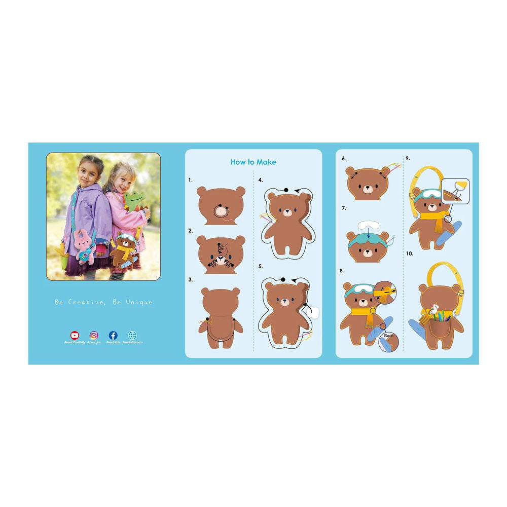 Avenir set of 3 animal slings