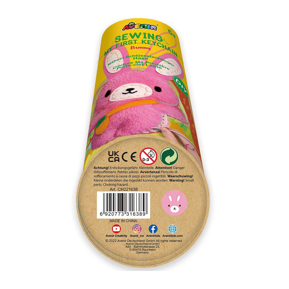 Porte-clés kit de couture, lapin