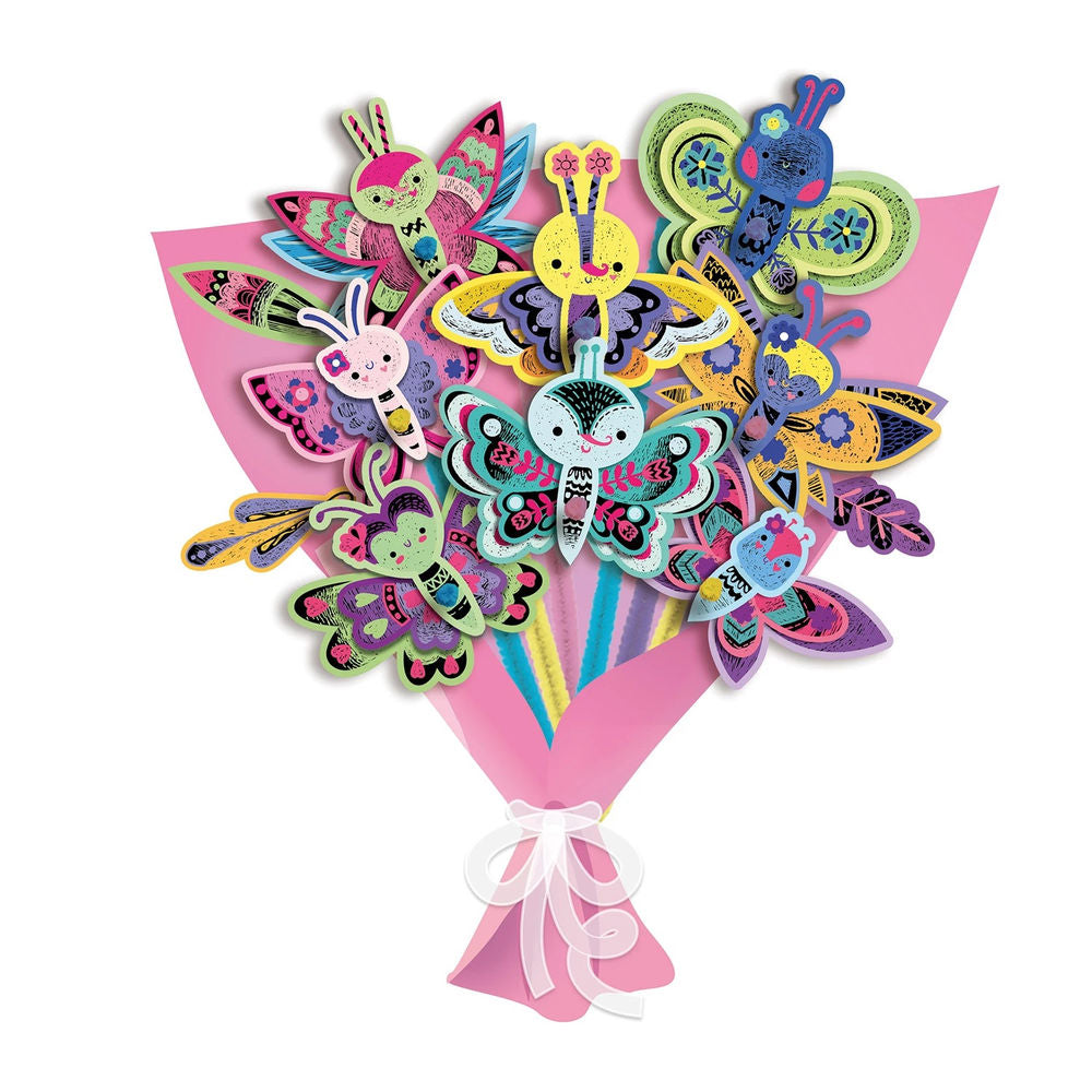 Avenir Kratzbilder Schmetterlingsstrauss