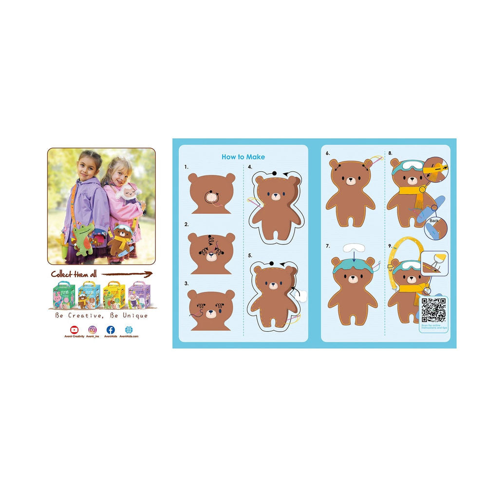 Avenir Nähset Umhänger Bär