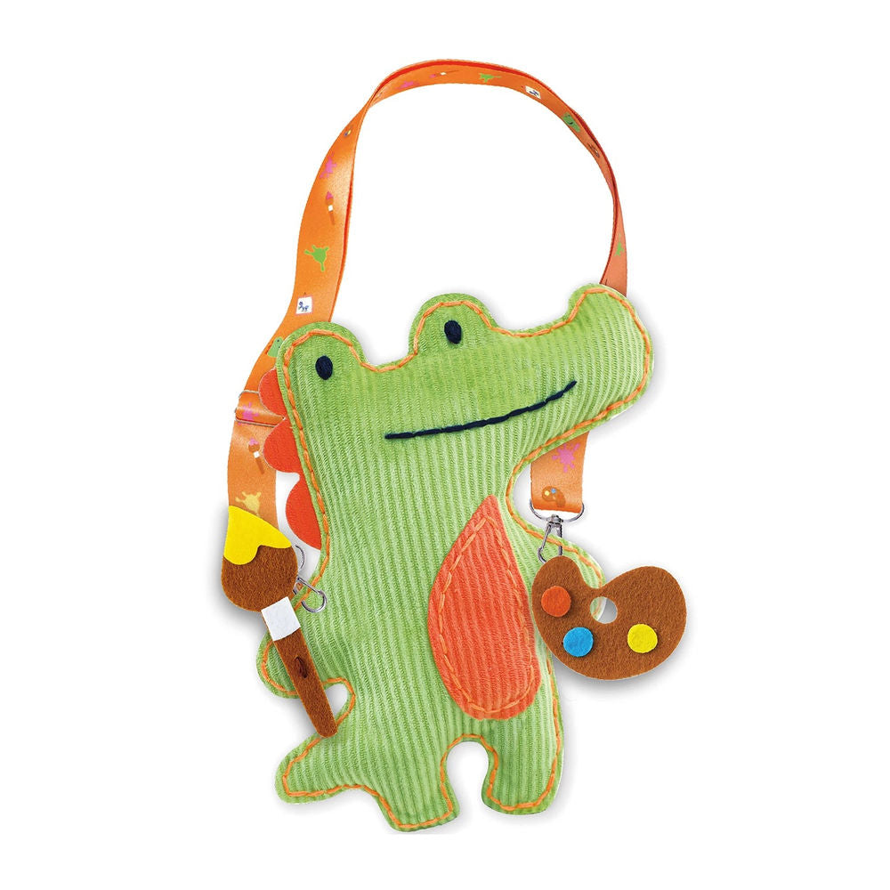 Avenir sewing kit crocodile shoulder bag