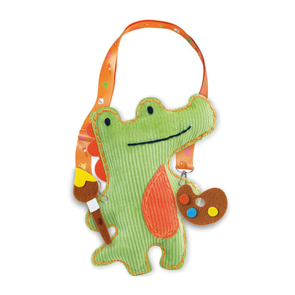 Avenir sewing kit crocodile shoulder bag