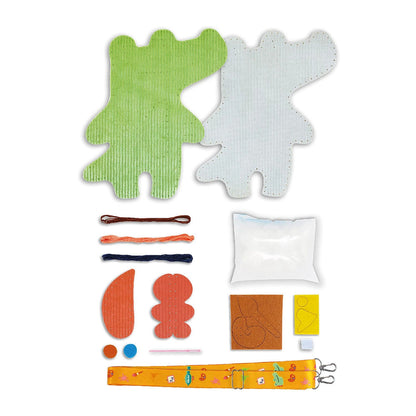 Avenir sewing kit crocodile shoulder bag