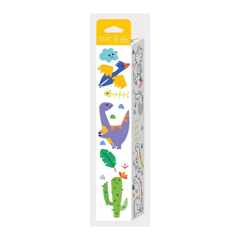 Set de crayons de cire Hakuyoka Dino