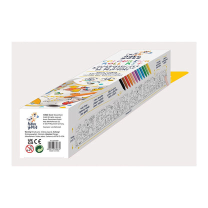Set de crayons de cire Hakuyoka Dino