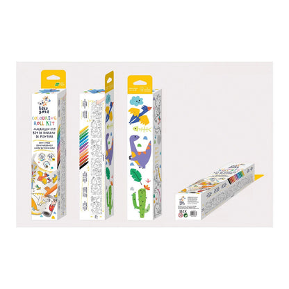 Set de crayons de cire Hakuyoka Dino