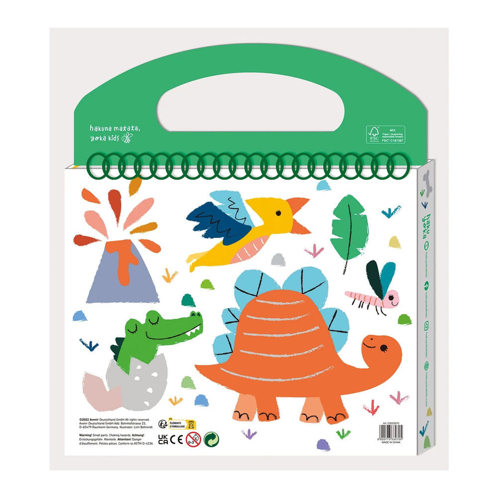 Erstes Wachsmalkreidenset Dino