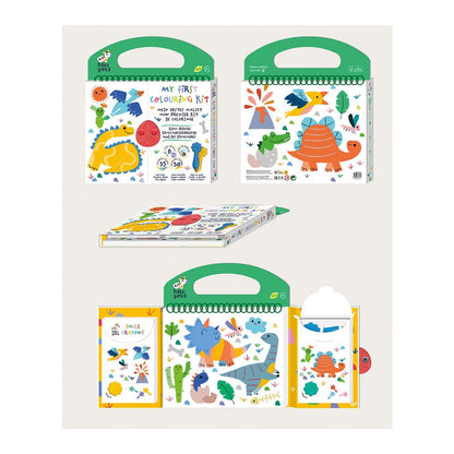 Erstes Wachsmalkreidenset Dino