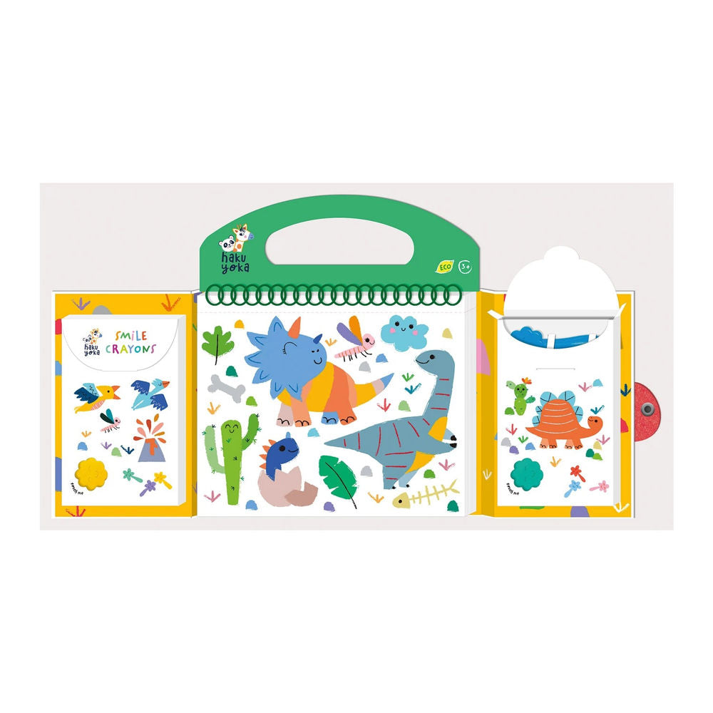Erstes Wachsmalkreidenset Dino