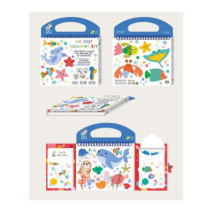 Erstes Wachsmalkreidenset Meer